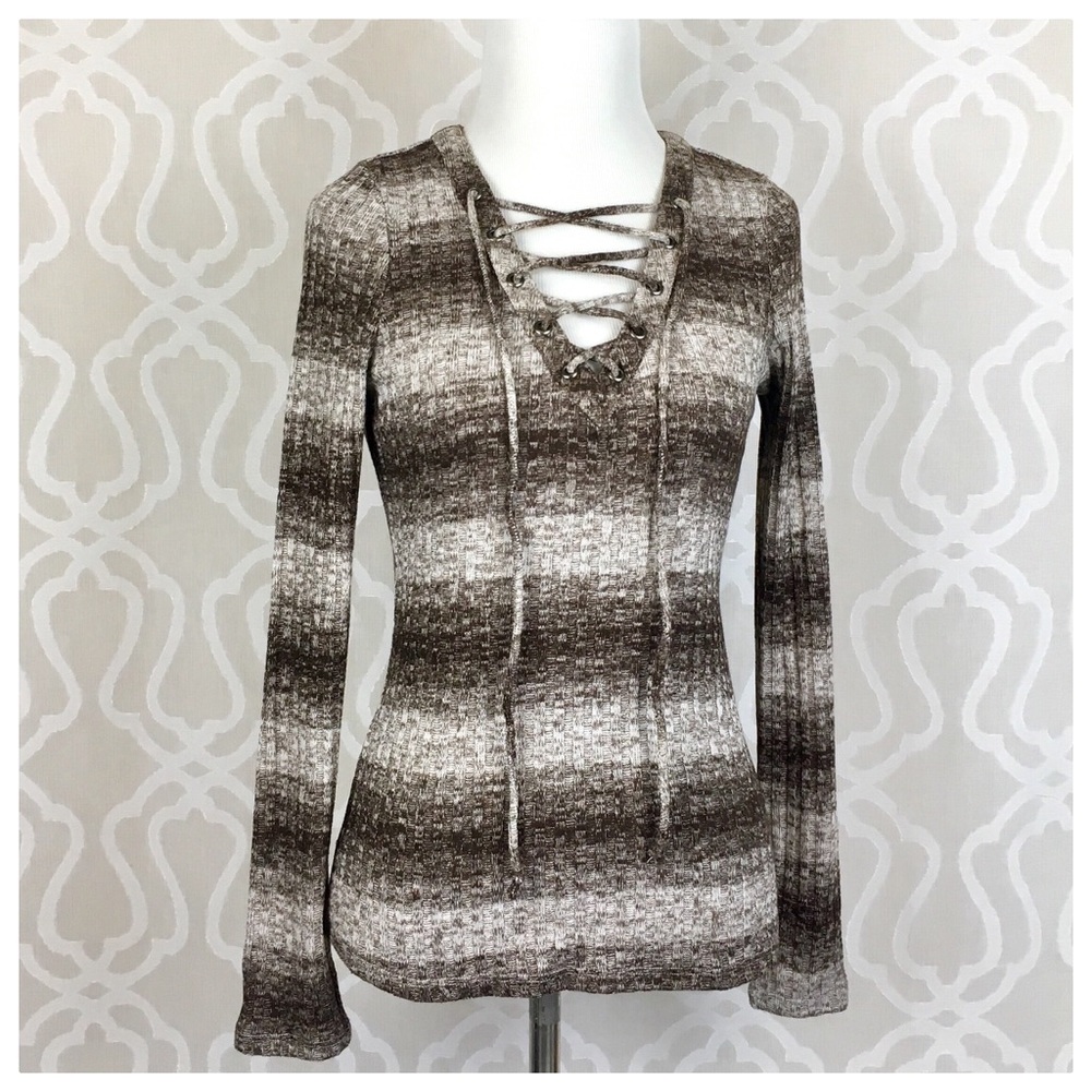 Woodland Browns Fitted Knit Sweater - Picture 2 of 7